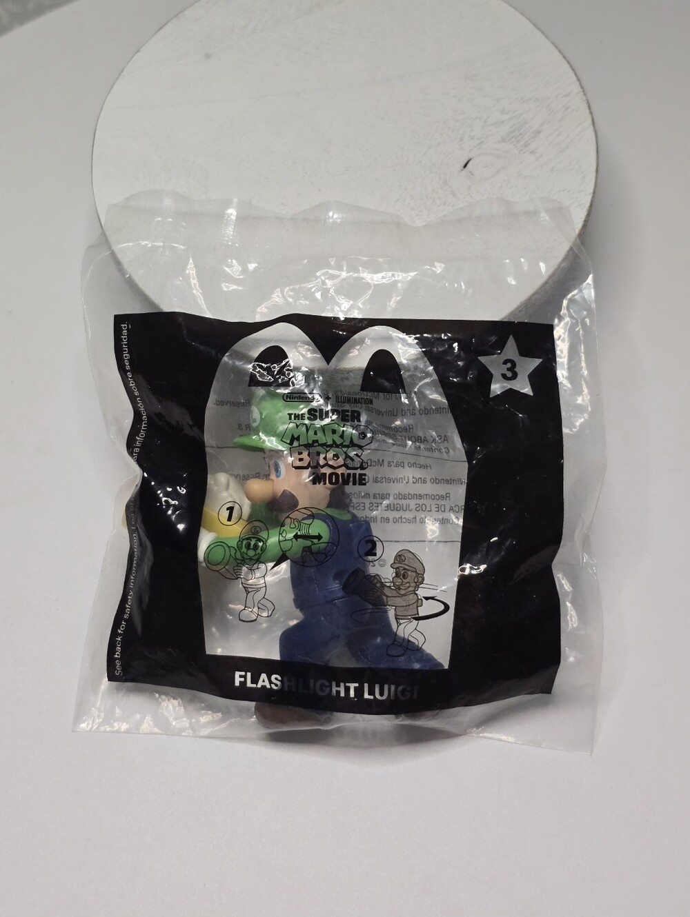 2022 McDonald's FlashLight Luigi The Super Mario Bros Movie Happy Meal Toy
